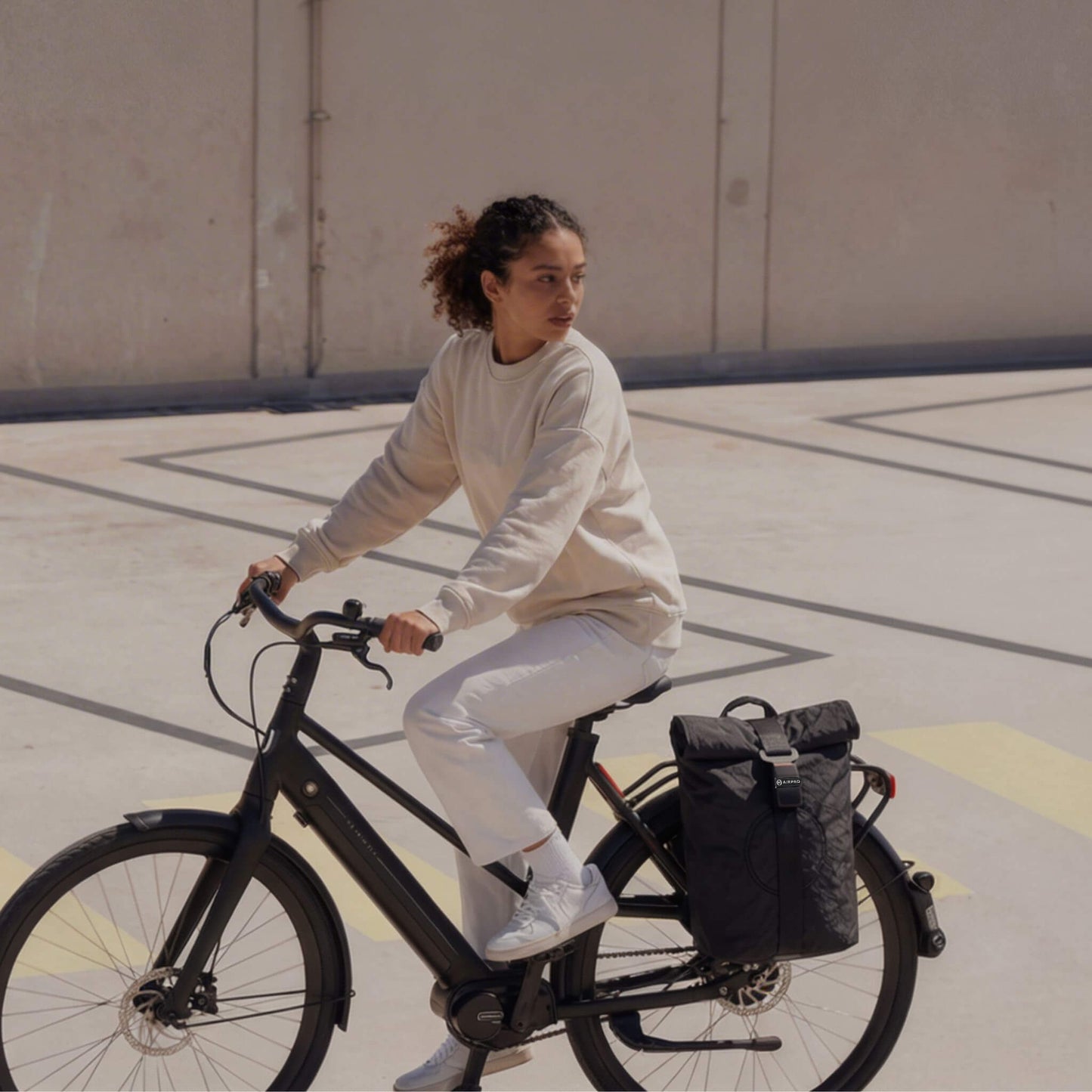 Rolltop BIQ + Fahrradhaken