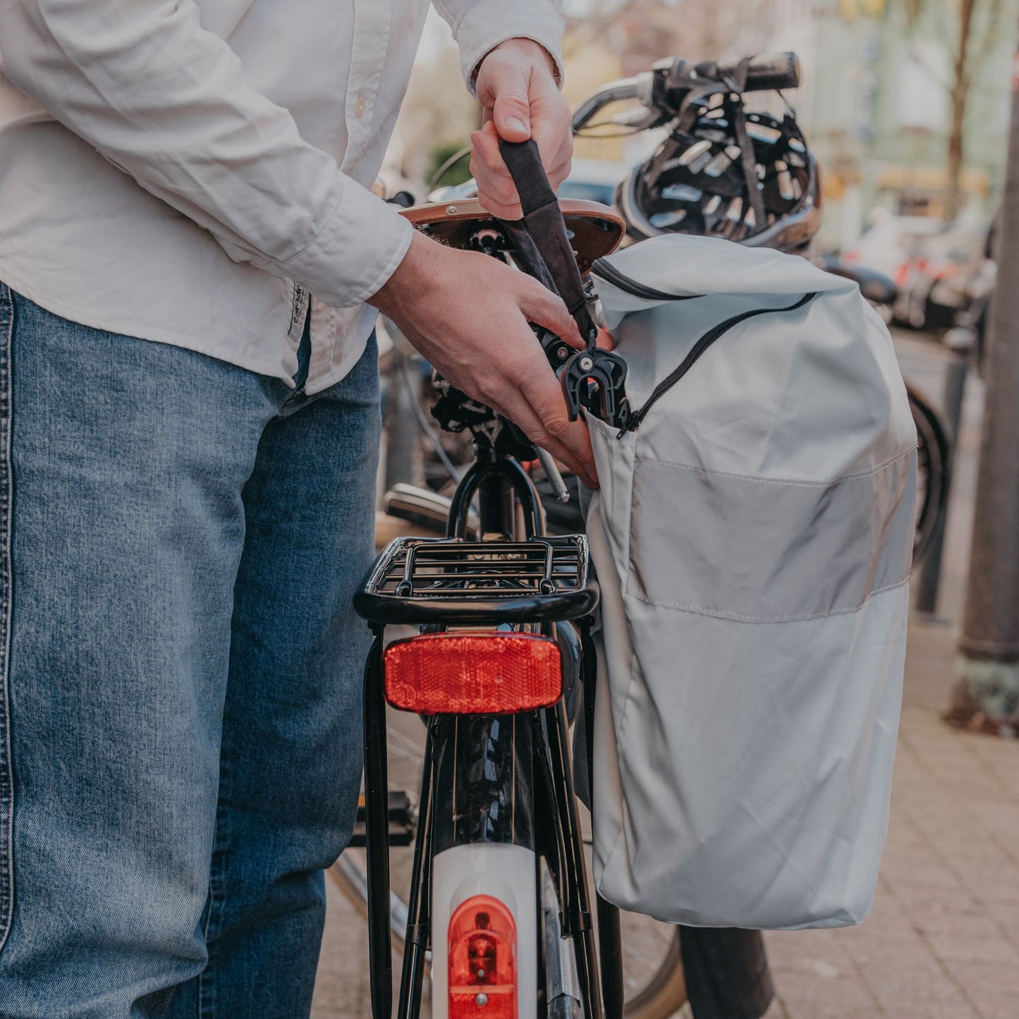 Rolltop BIQ + Fahrradhaken