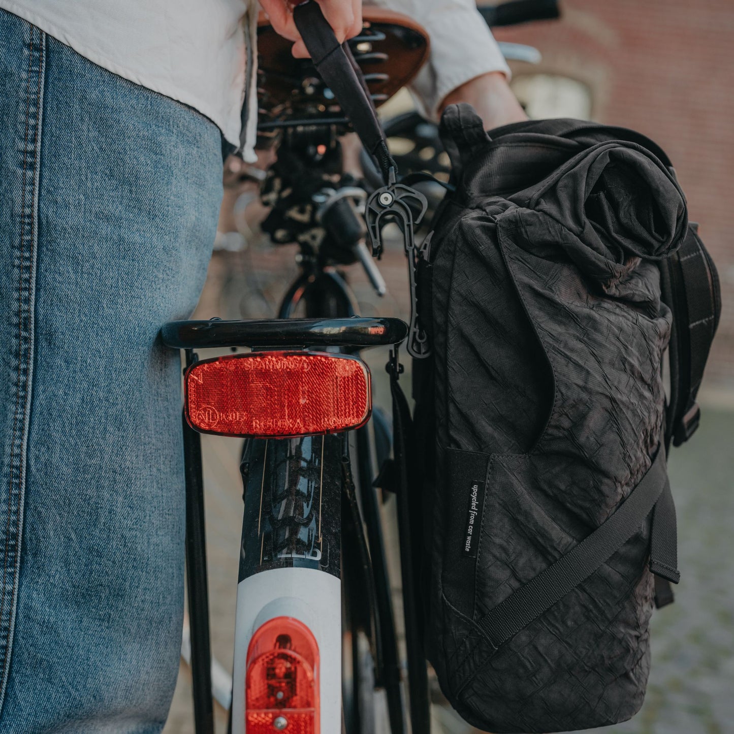 Rolltop BIQ + Fahrradhaken