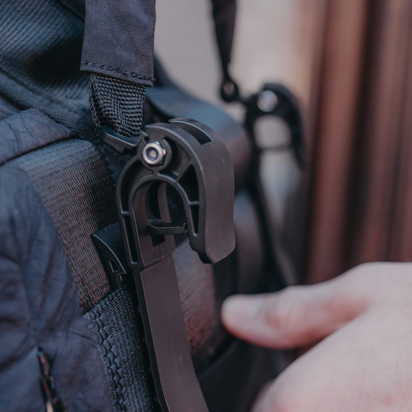 Rolltop + Fahrradhaken