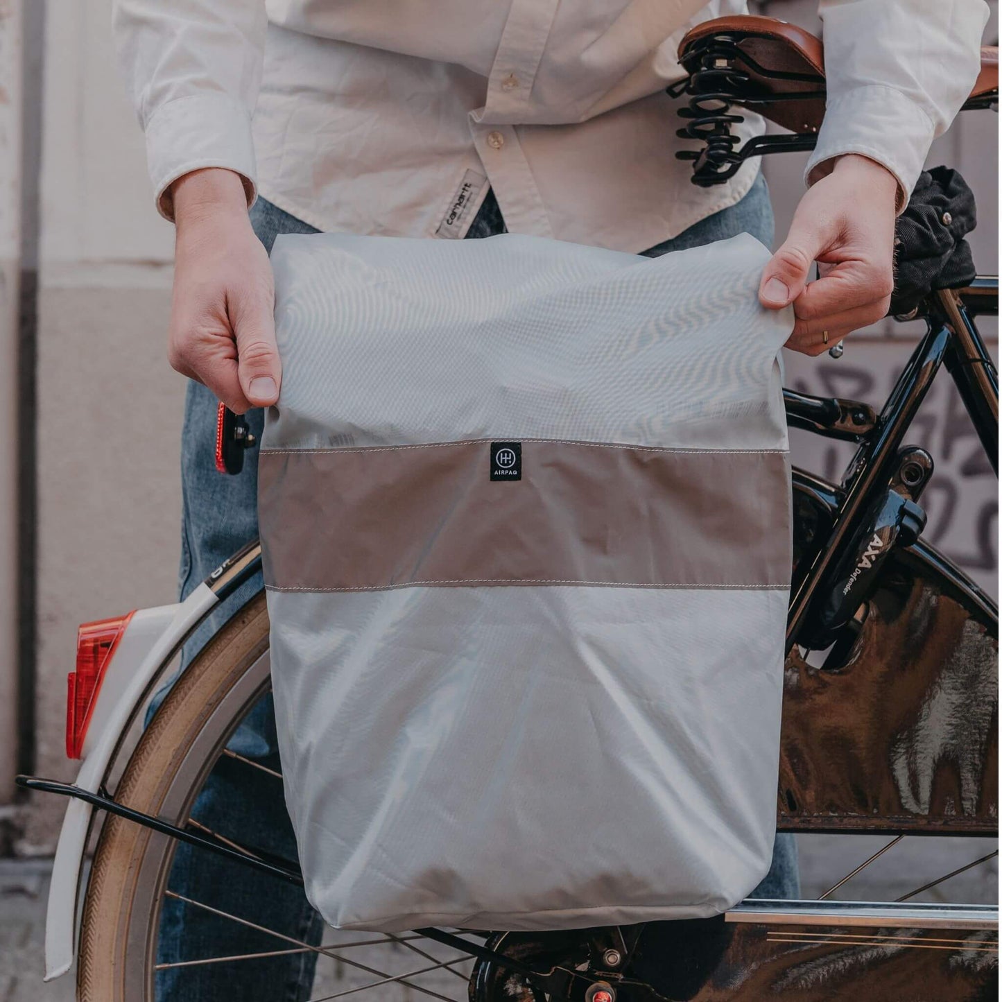 Rolltop + Fahrradhaken
