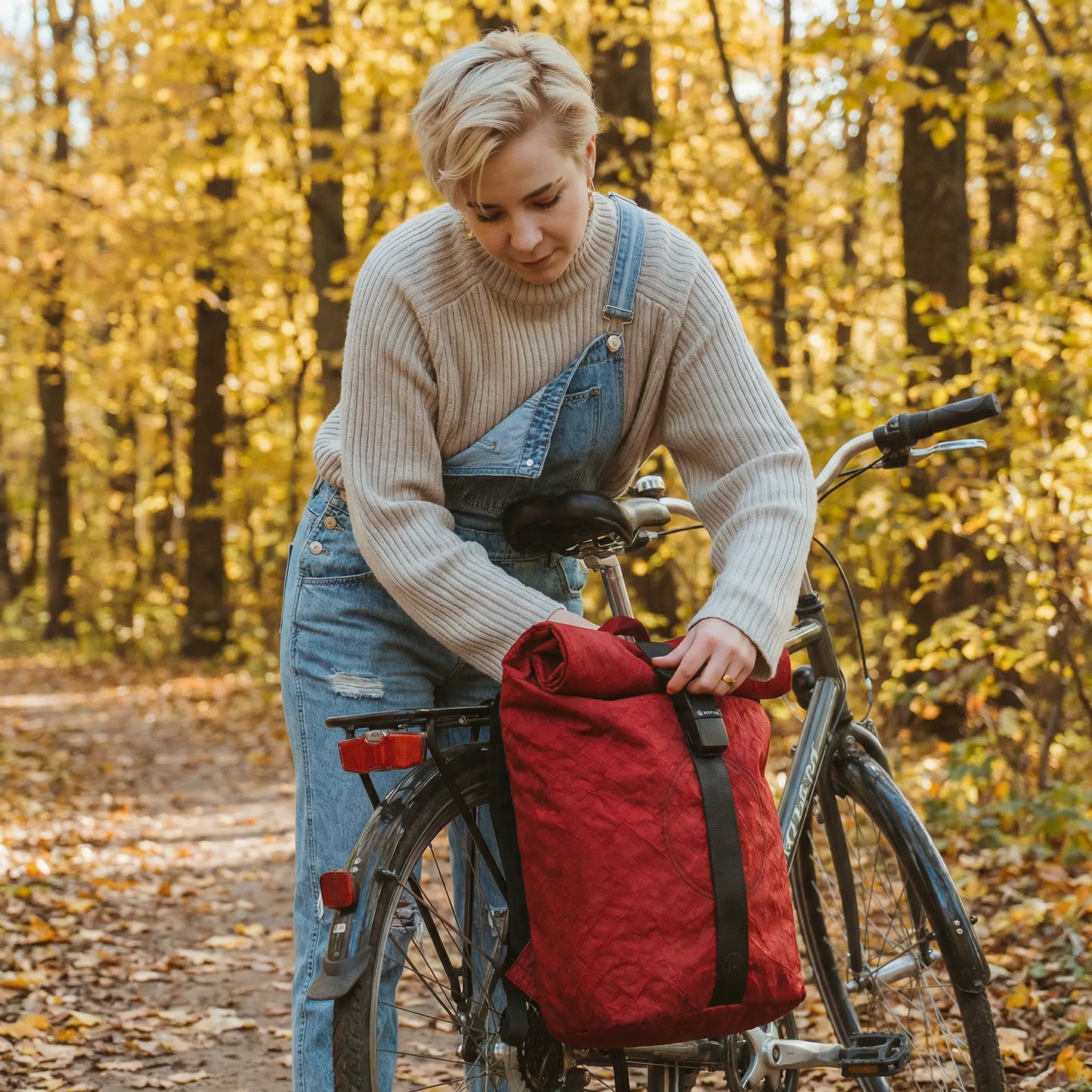 Rolltop + Fahrradhaken