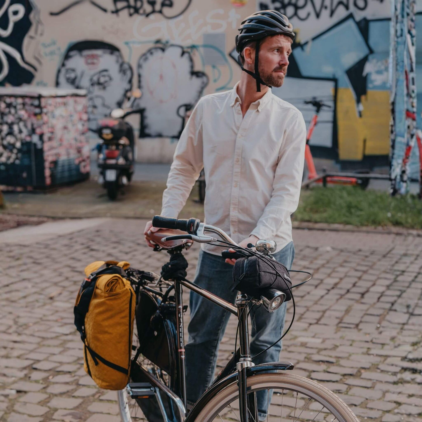 Rolltop BIQ + Fahrradhaken