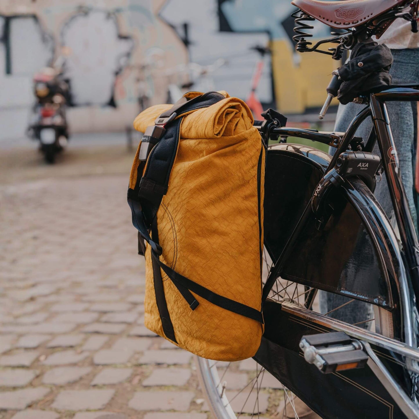 Rolltop + Fahrradhaken