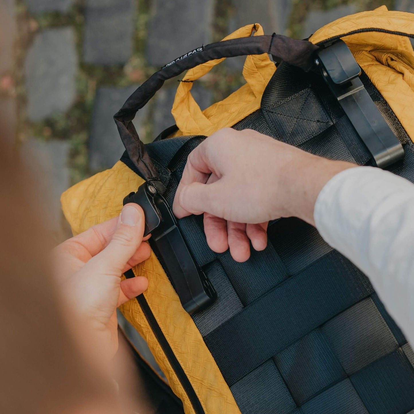 Rolltop BIQ + Fahrradhaken