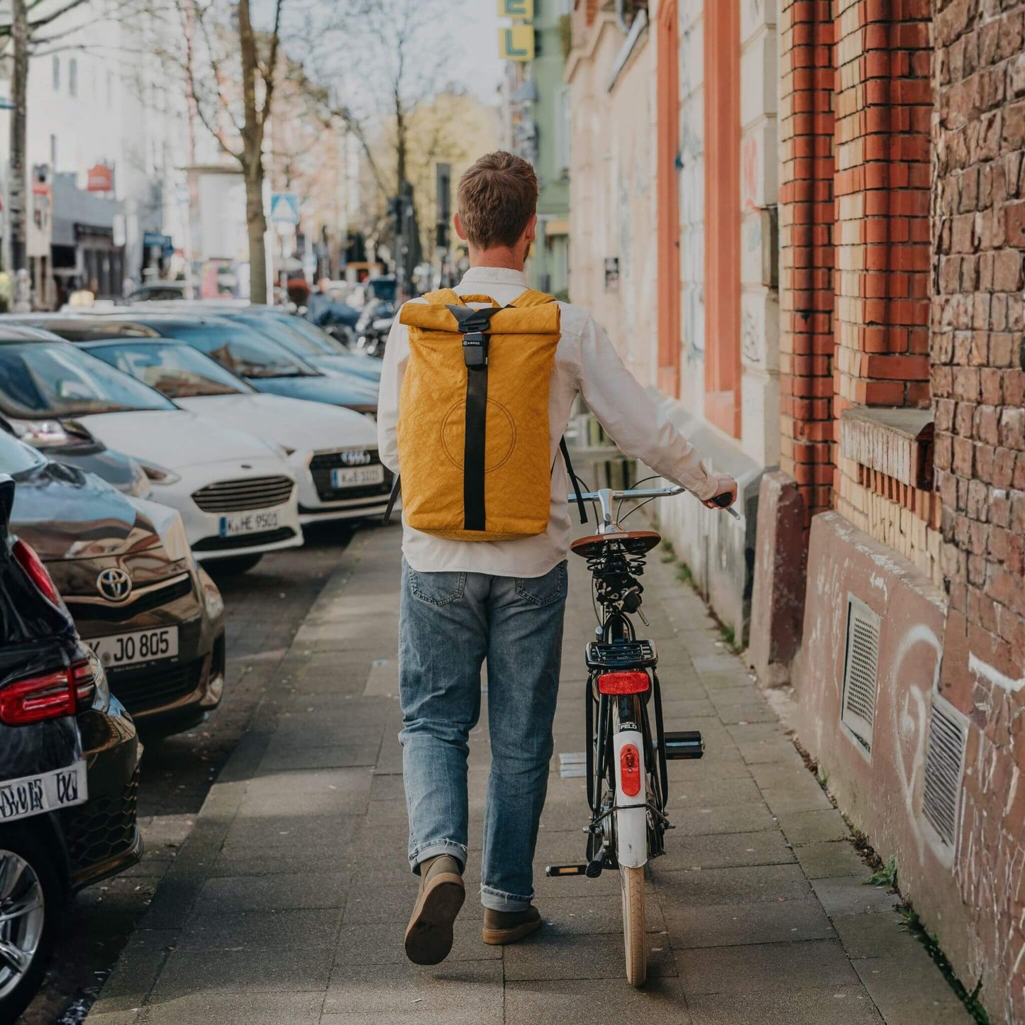 Rolltop + Fahrradhaken