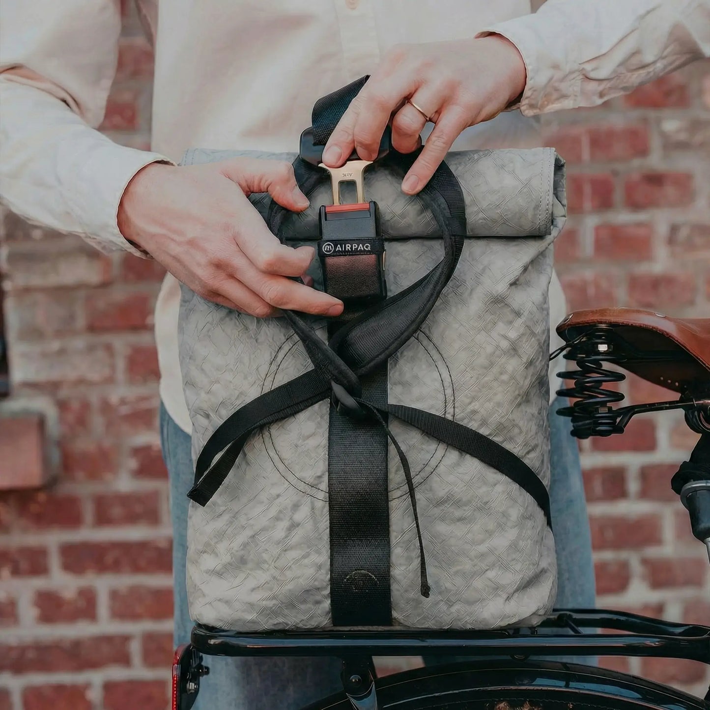 Rolltop BIQ + Fahrradhaken