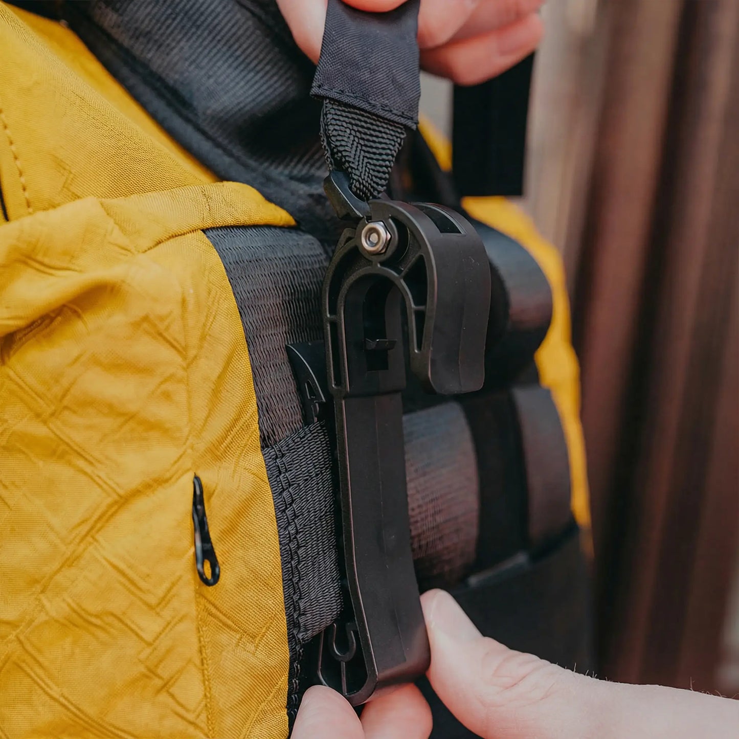 Rolltop + Fahrradhaken