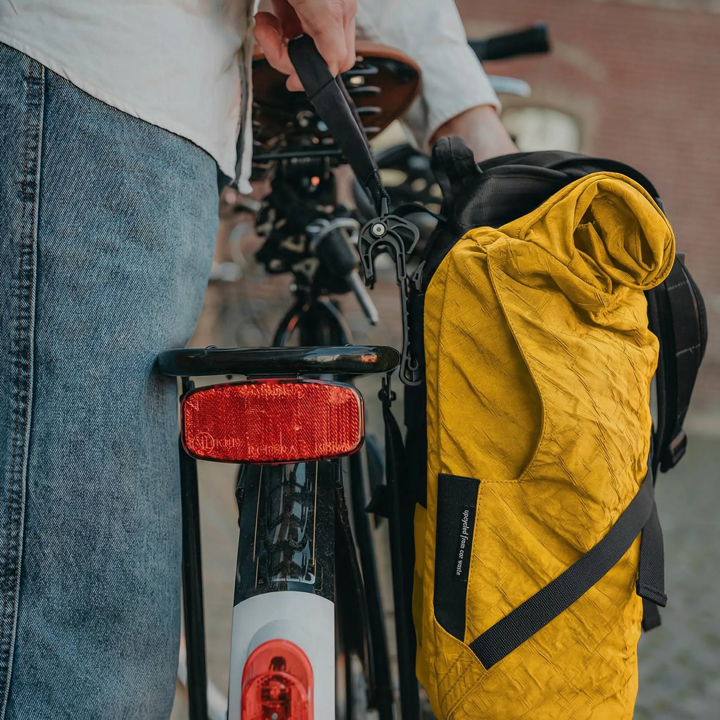 Rolltop + Fahrradhaken