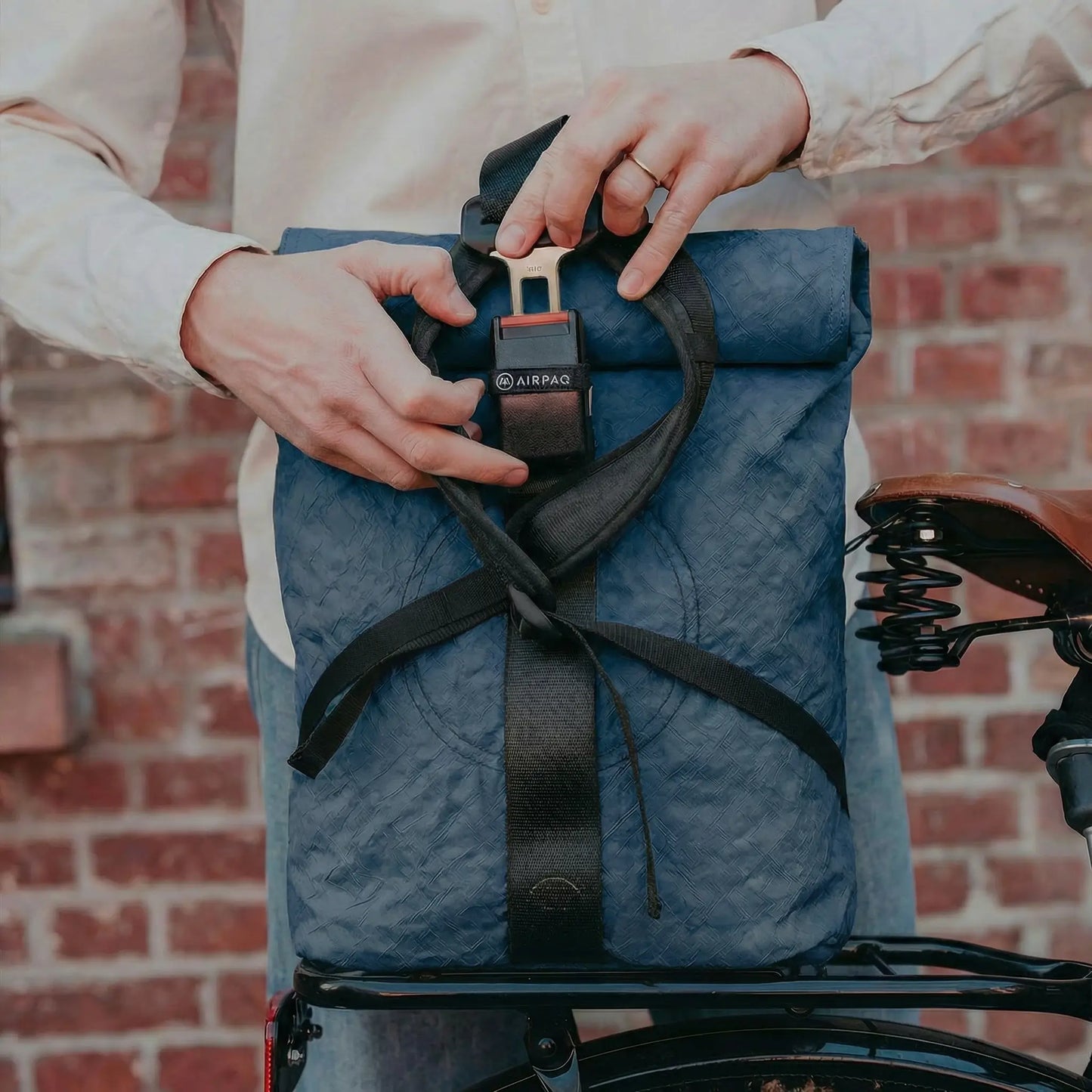 Rolltop + Fahrradhaken