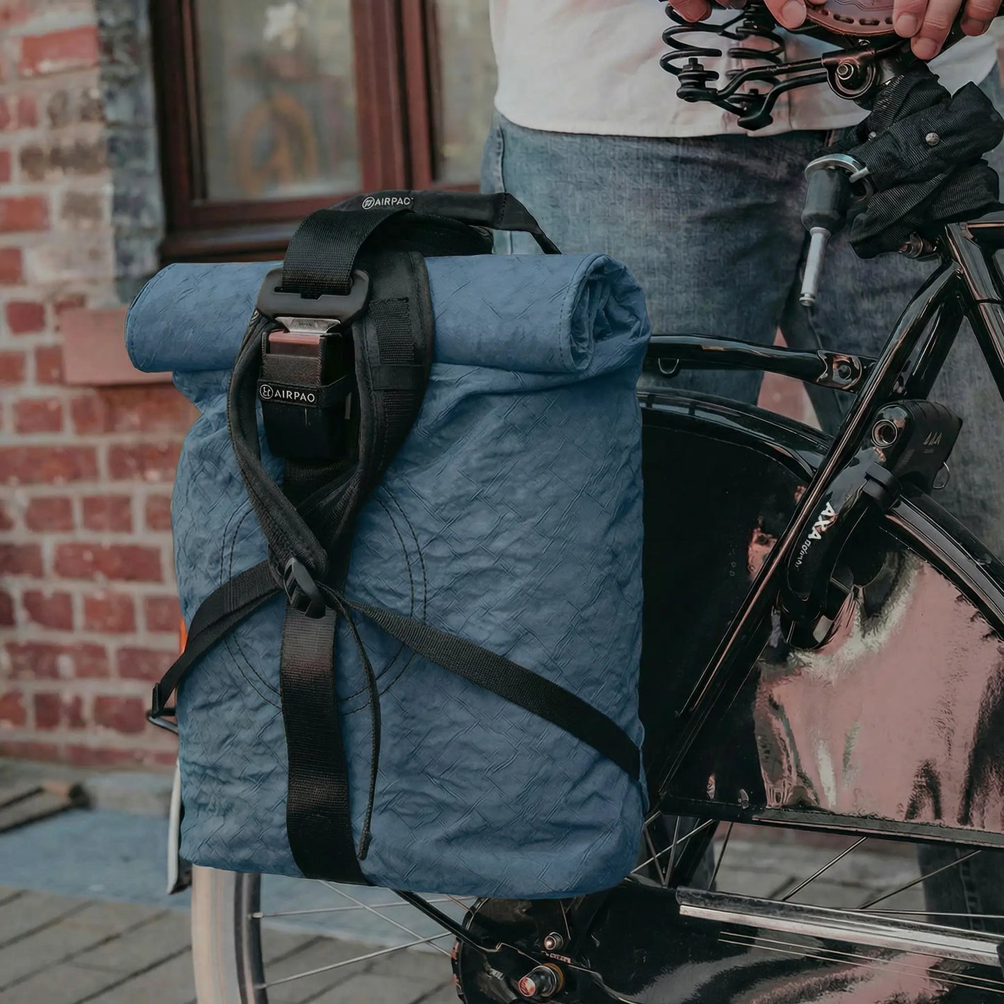 Rolltop + Fahrradhaken