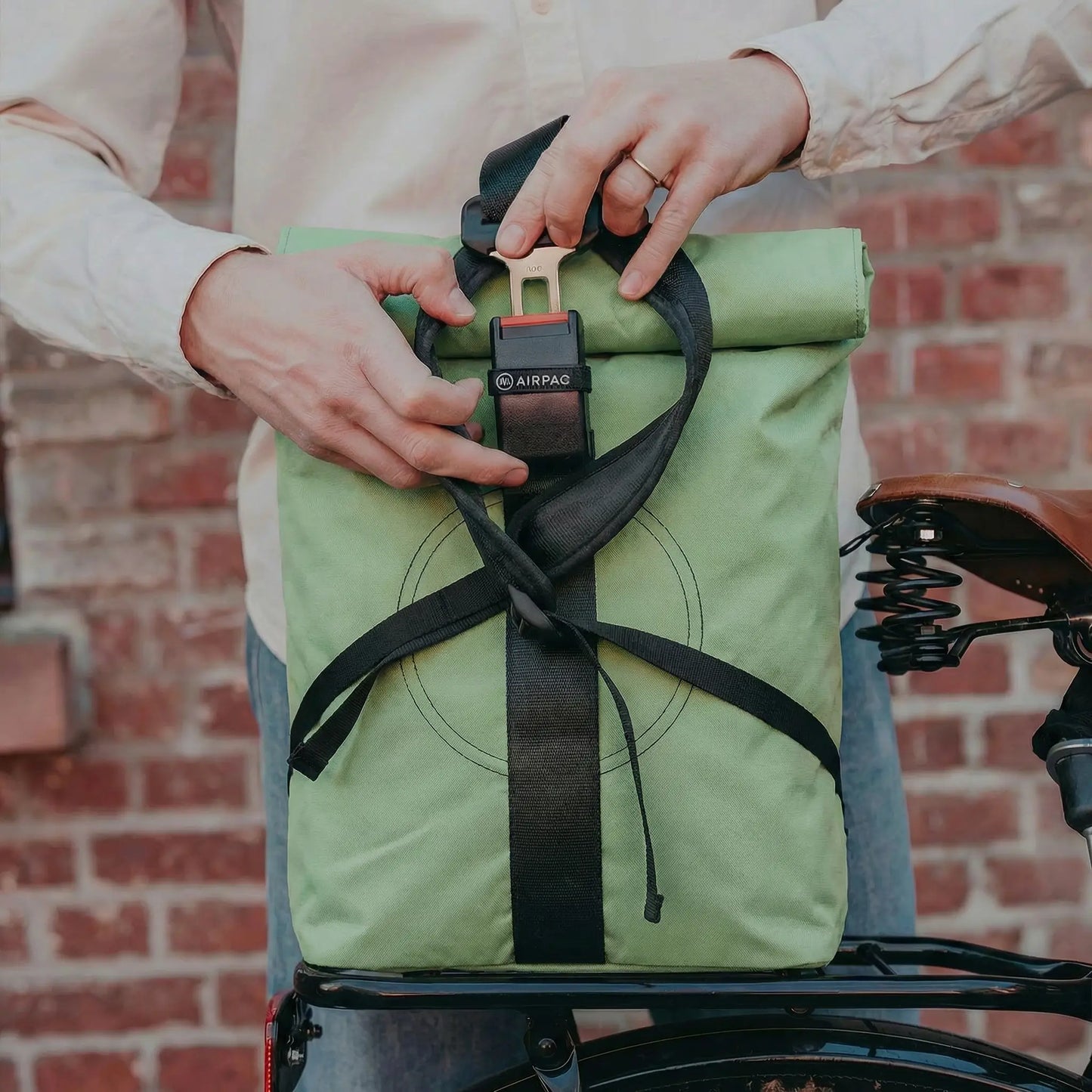 Rolltop + Fahrradhaken