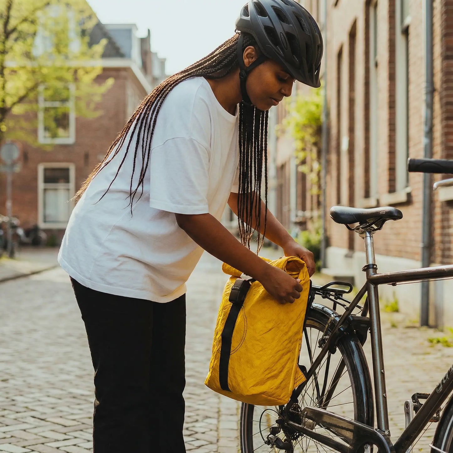 Rolltop + Fahrradhaken