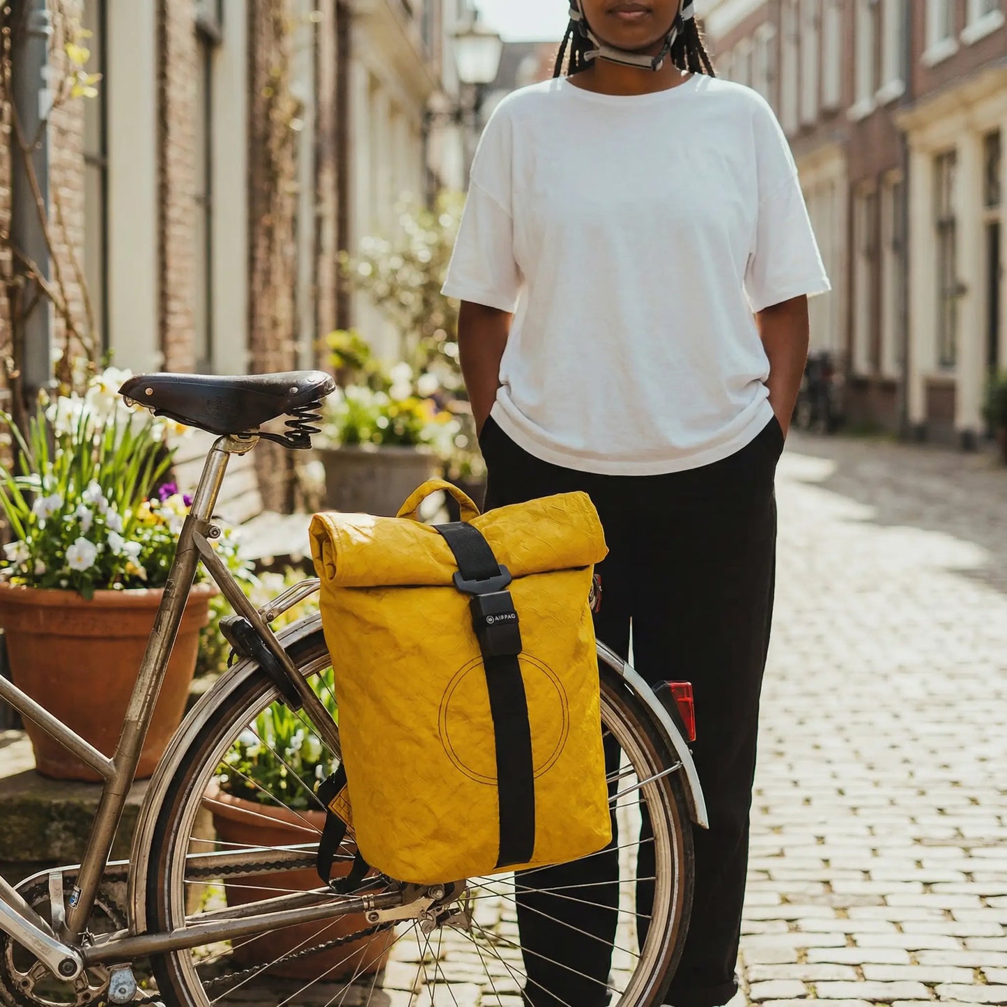 Rolltop + Fahrradhaken