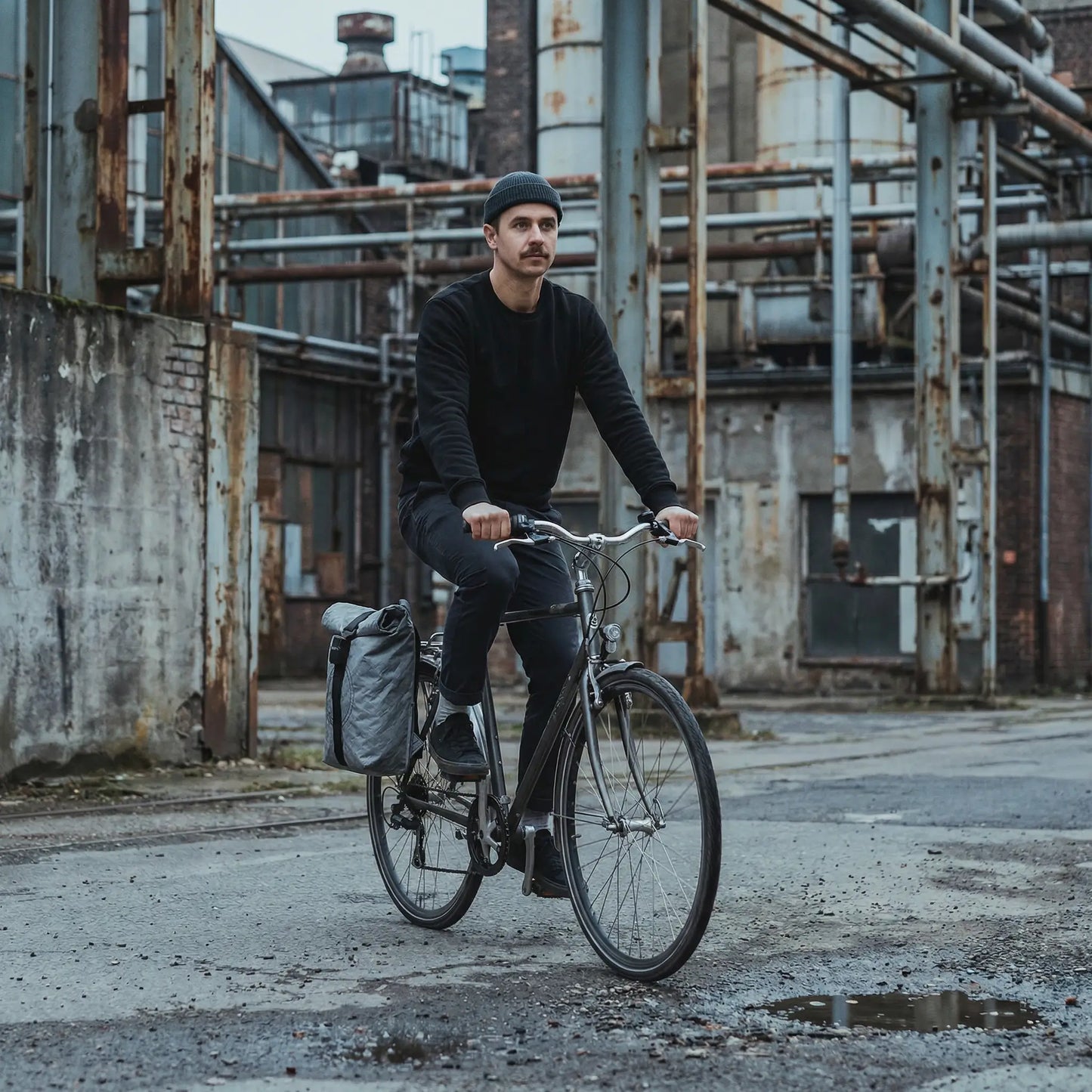 Rolltop + Fahrradhaken