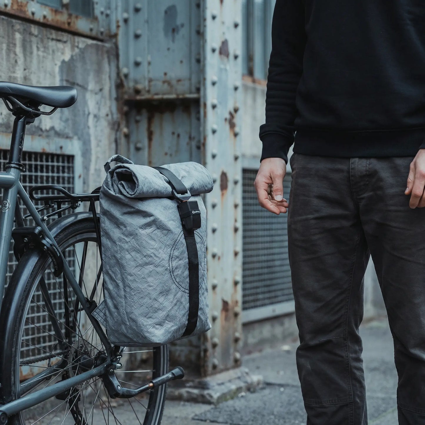 Rolltop + Fahrradhaken