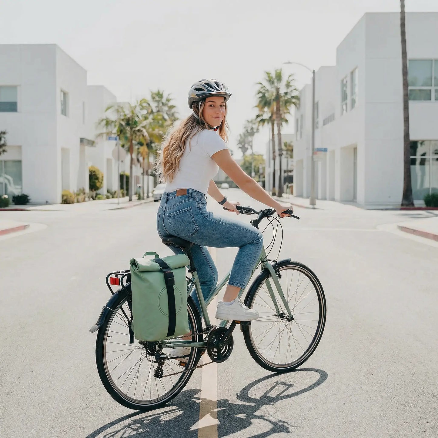 Rolltop + Fahrradhaken