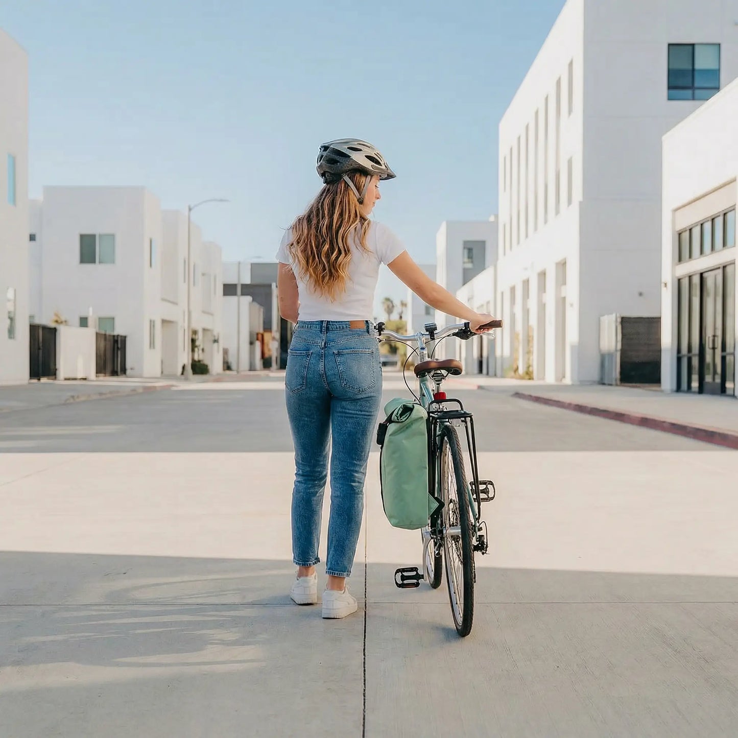 Rolltop + Fahrradhaken