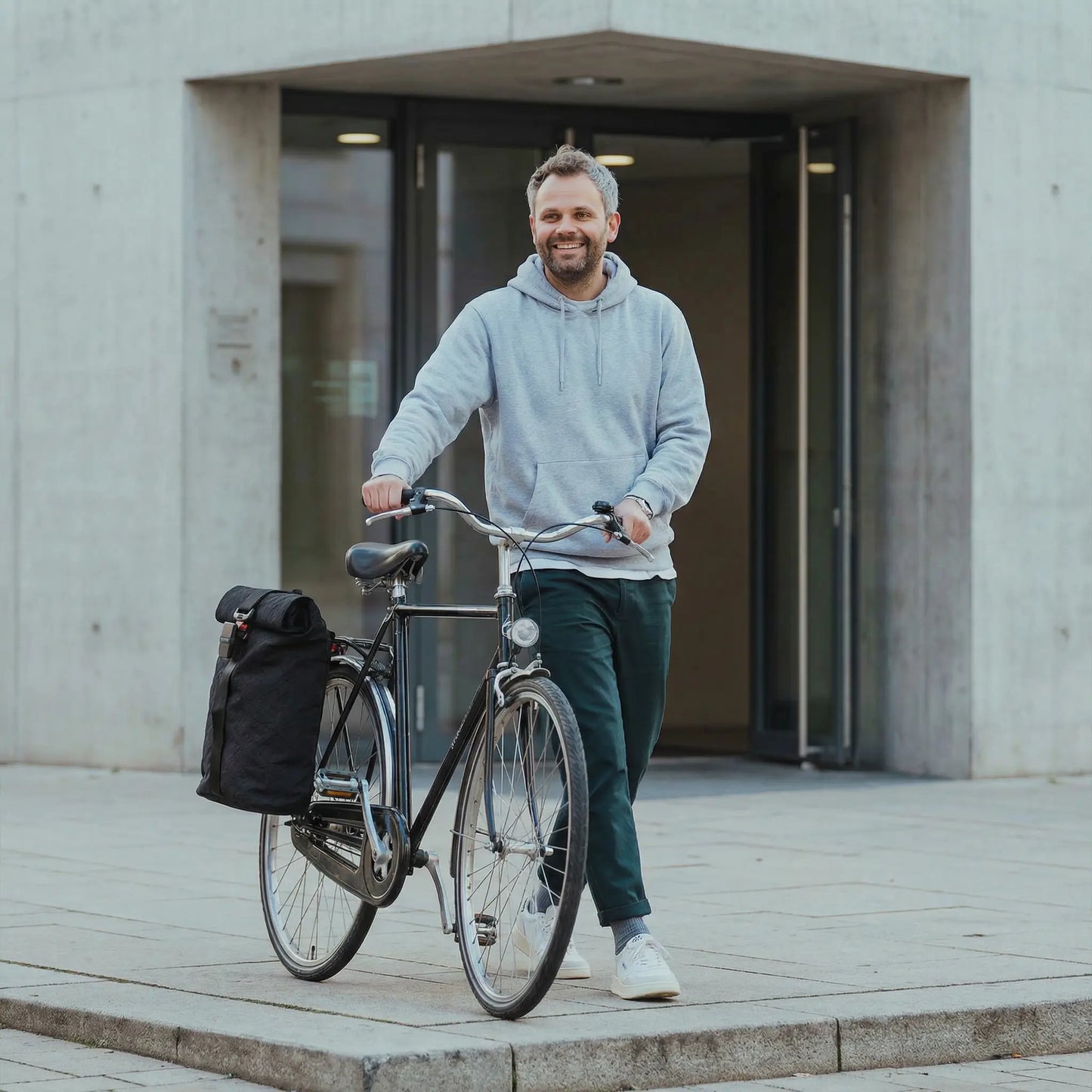 Rolltop + Fahrradhaken