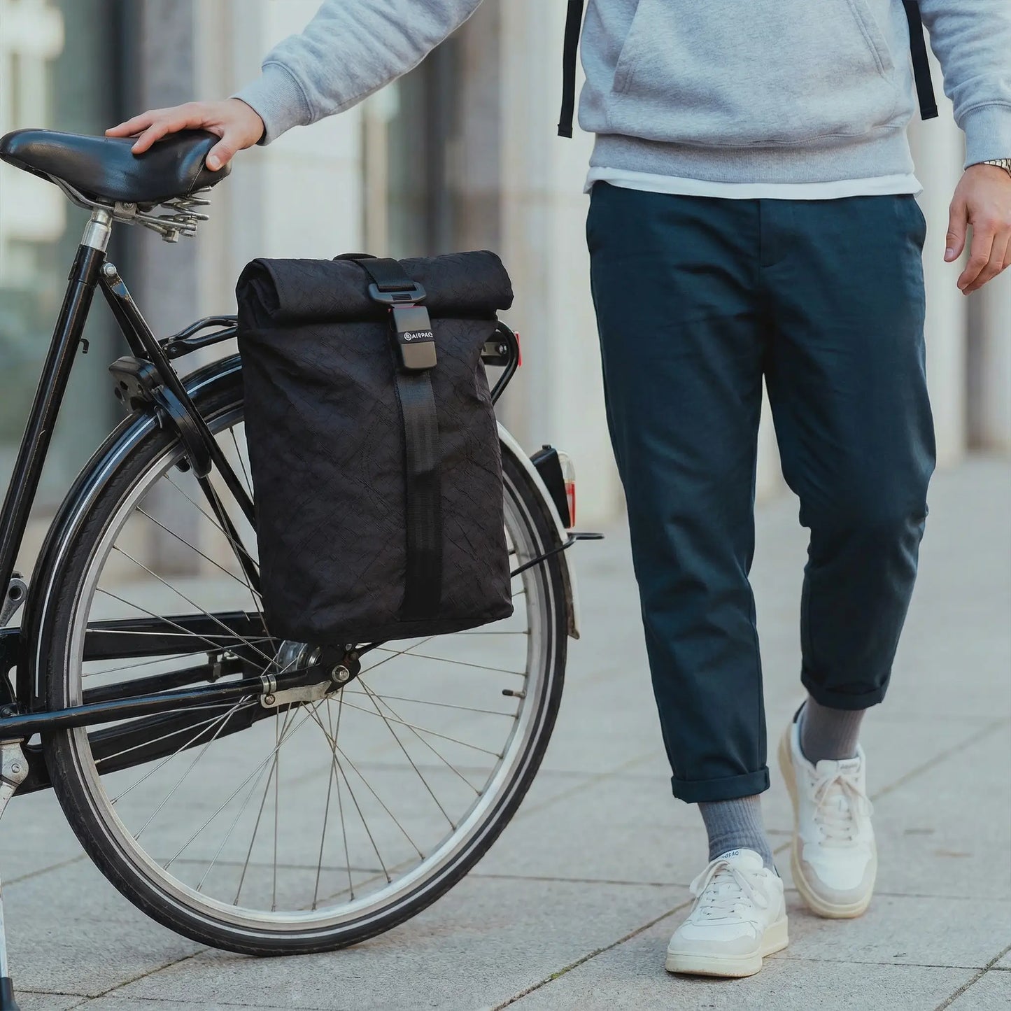 Rolltop + Fahrradhaken