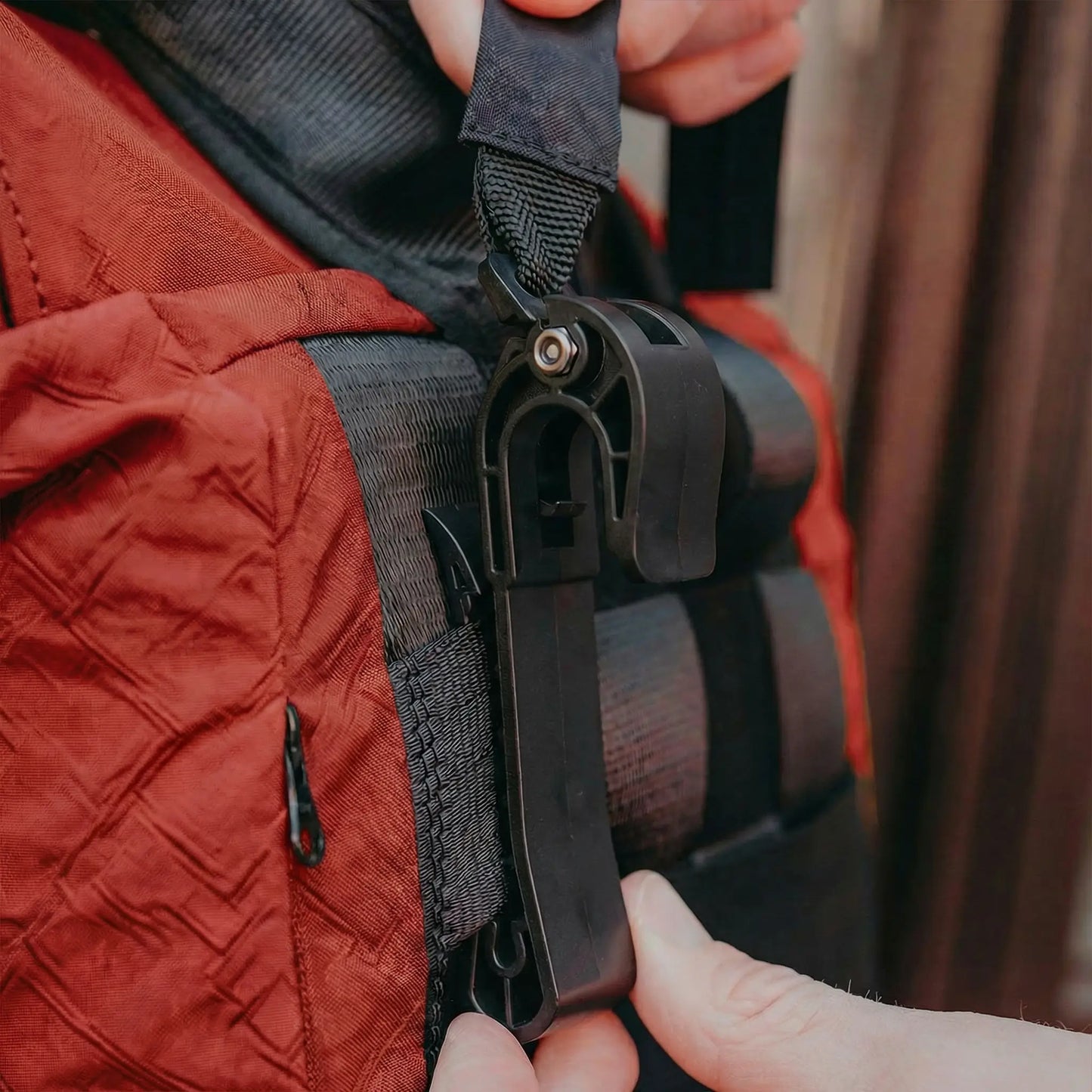 Rolltop + Fahrradhaken