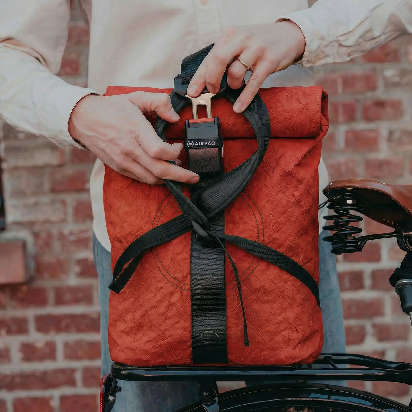 Rolltop + Fahrradhaken