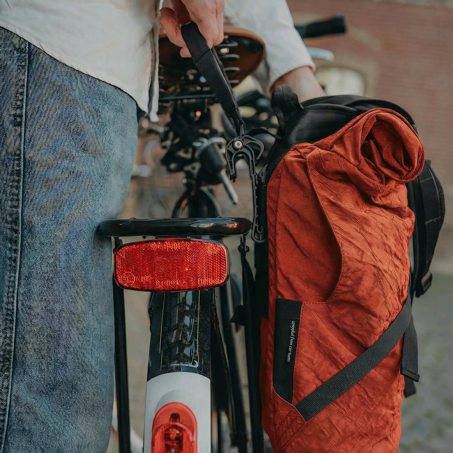 Rolltop + Fahrradhaken