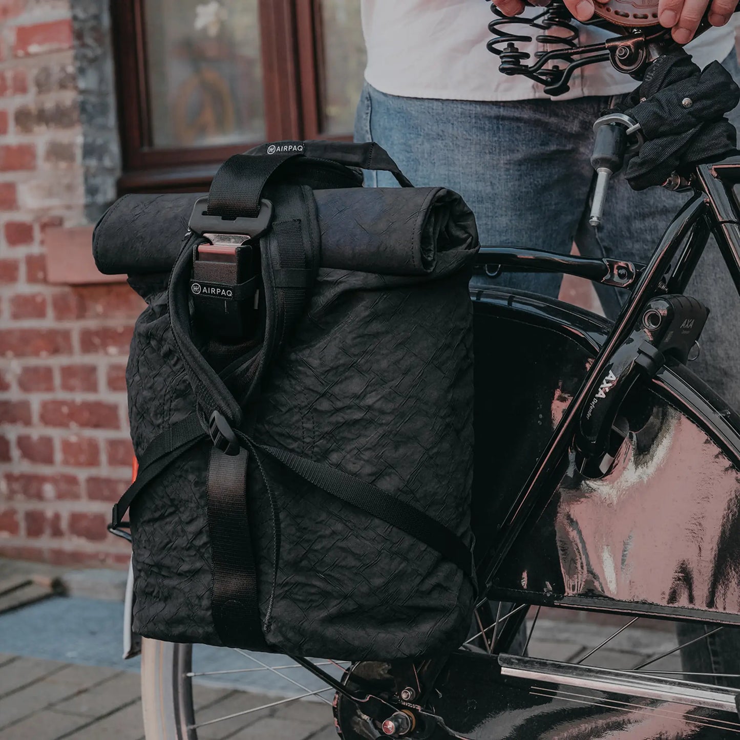 Rolltop + Fahrradhaken