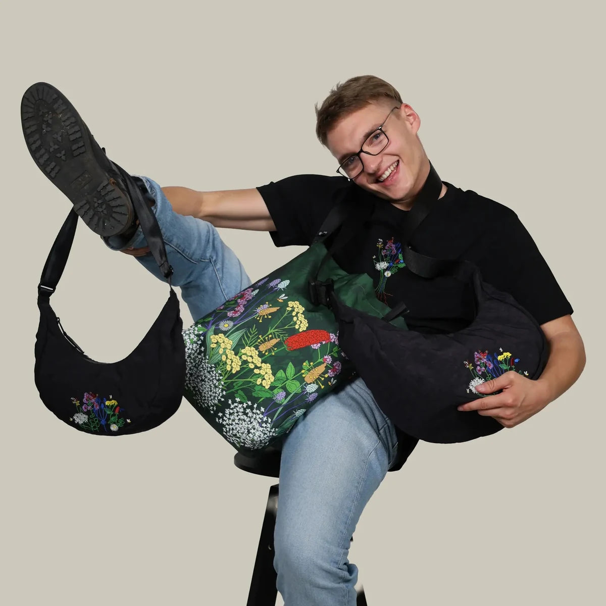 Robinga Schnögelrögel mit den Produkten der ersten Robinga-Edition