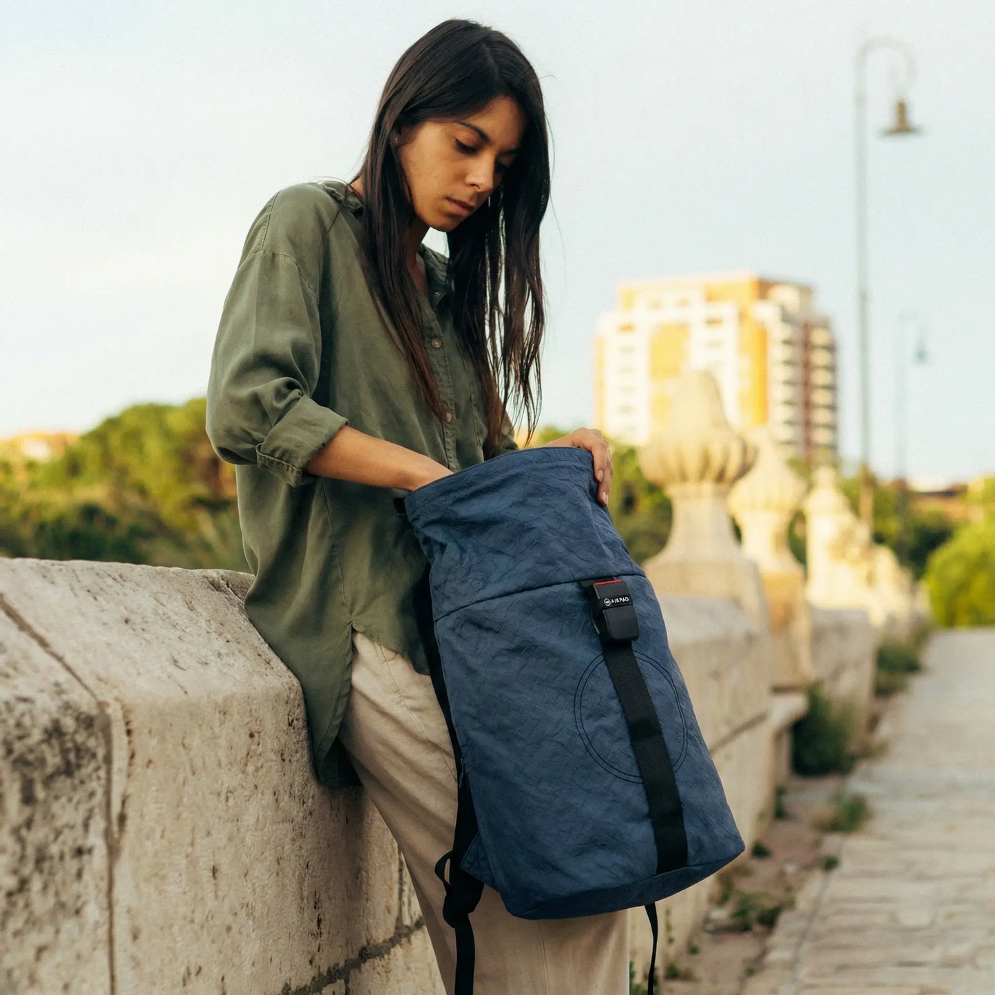 Rolltop + Fahrradhaken